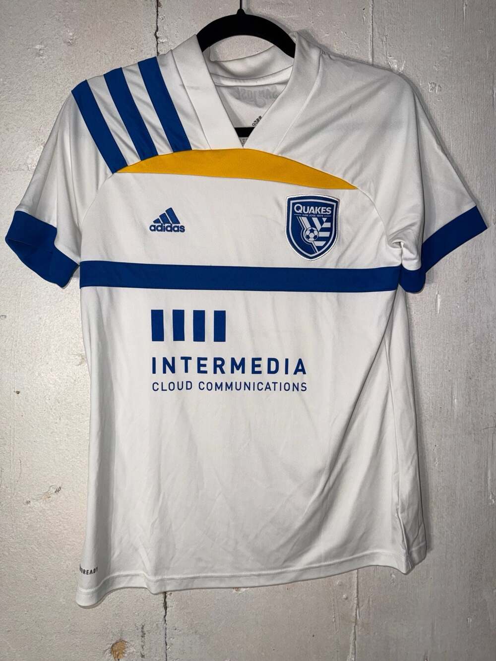 adidas San Jose Earthquakes 2020-2021 Away 408 Edition Replica Jersey M